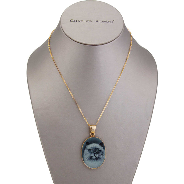 Charles Albert Alchemia Cameo Cat Pendant Alchemia Pendants