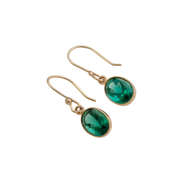 charles albert Alchemia Chrome Dioptase Drop Earrings Alchemia Earrings