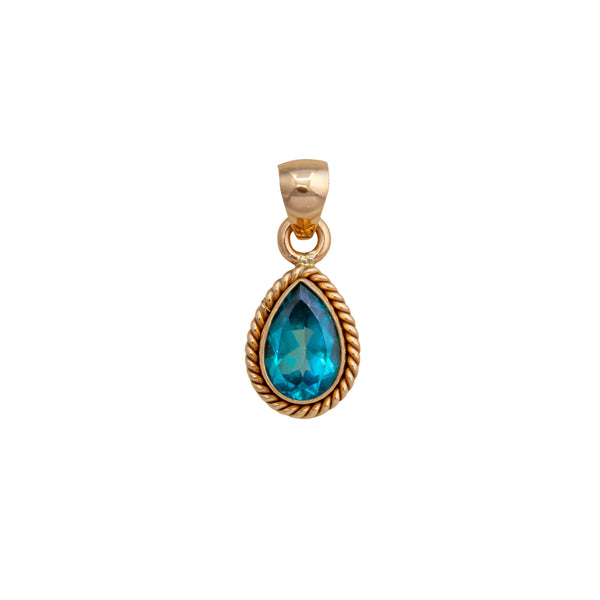 charles albert Alchemia Chrome Dioptase Teardrop Rope Pendant Alchemia Pendants