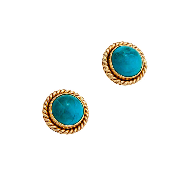 charles albert Alchemia Chrysocolla Post Earrings Alchemia Earrings