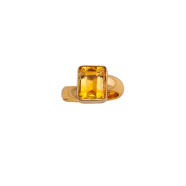 Charles Albert Alchemia Citrine Adjustable Ring Alchemia Rings
