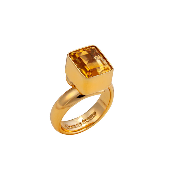 Charles Albert Alchemia Citrine Adjustable Ring Alchemia Rings