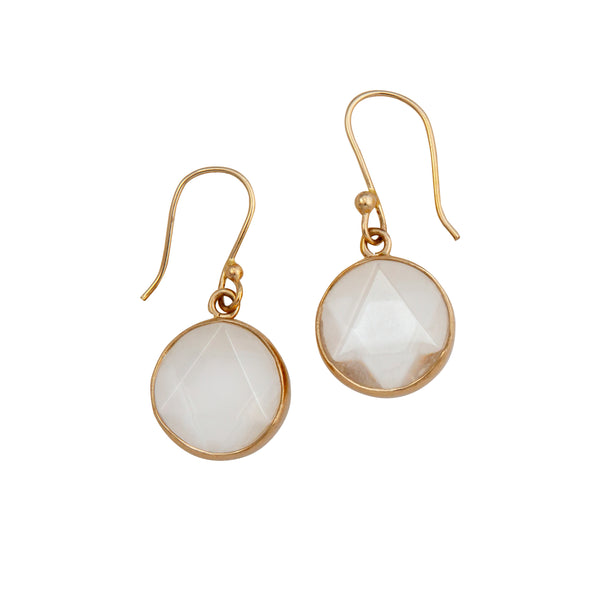 charles albert Alchemia Clear Quartz Carved Star Drop Earrings Alchemia Earrings