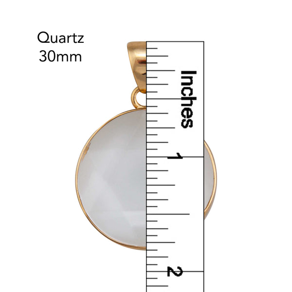 Charles Albert Alchemia Clear Quartz Star Cut Pendant Alchemia Pendants