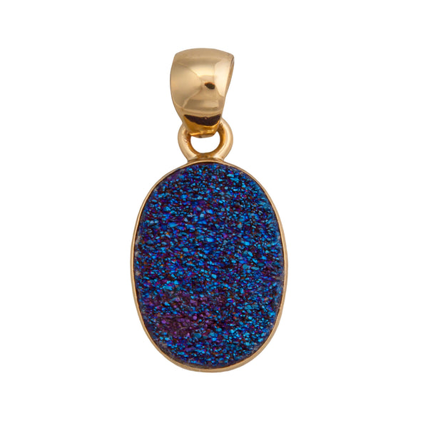 Charles Albert Alchemia Cobalt Druzy Pendant Alchemia Pendants