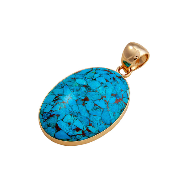 Charles Albert Alchemia Copper Infused Turquoise Pendant Alchemia Pendants