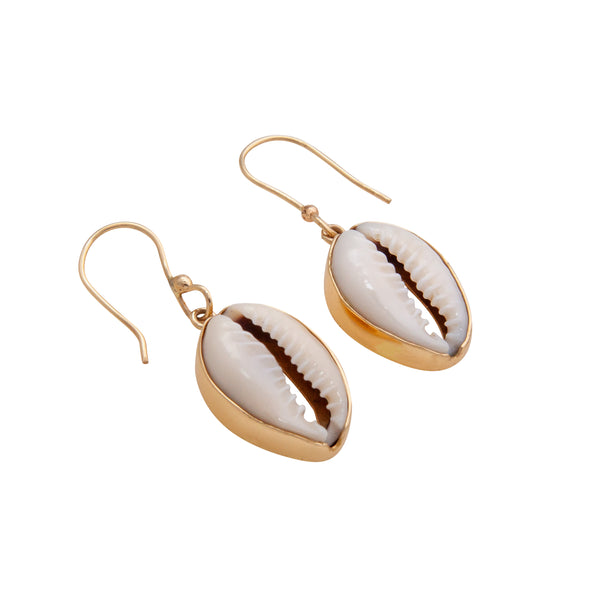Charles Albert Alchemia Cowry Shell Drop Earrings Alchemia Earrings