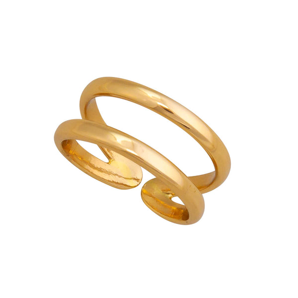 charles albert Alchemia Double Band Adjustable Cuff Ring Alchemia Rings