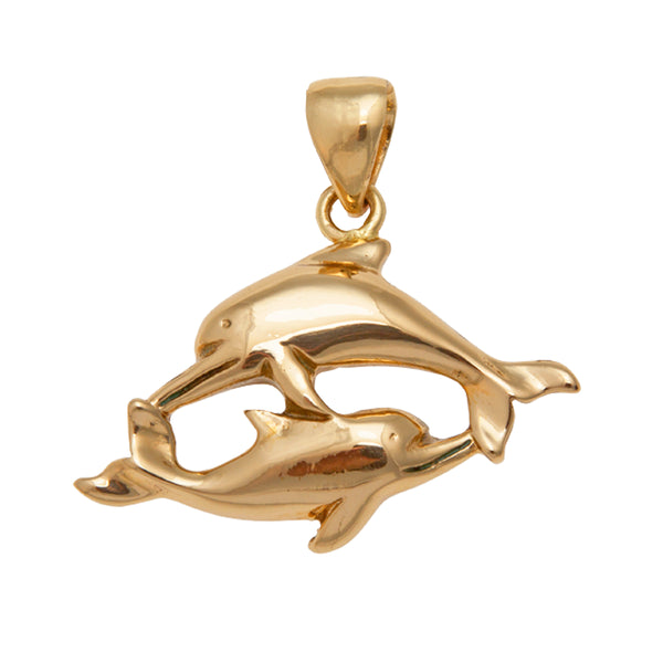 charles albert Alchemia Double Dolphin Pendant Alchemia Pendants