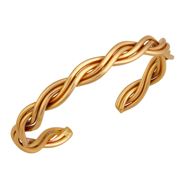 Charles Albert Alchemia Double Twist Adjustable Cuff Alchemia Bracelets + Cuffs