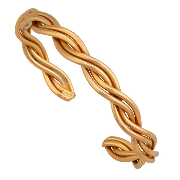 Charles Albert Alchemia Double Twist Adjustable Cuff Alchemia Bracelets + Cuffs