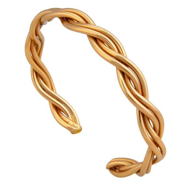 Charles Albert Alchemia Double Twist Adjustable Cuff Alchemia Bracelets + Cuffs