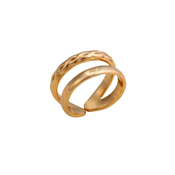 Charles Albert Alchemia Double Twist Adjustable Cuff Ring Alchemia Rings