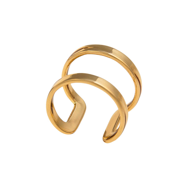 Charles Albert Alchemia Endless Mid-Finger Adjustable Cuff Ring Alchemia Rings