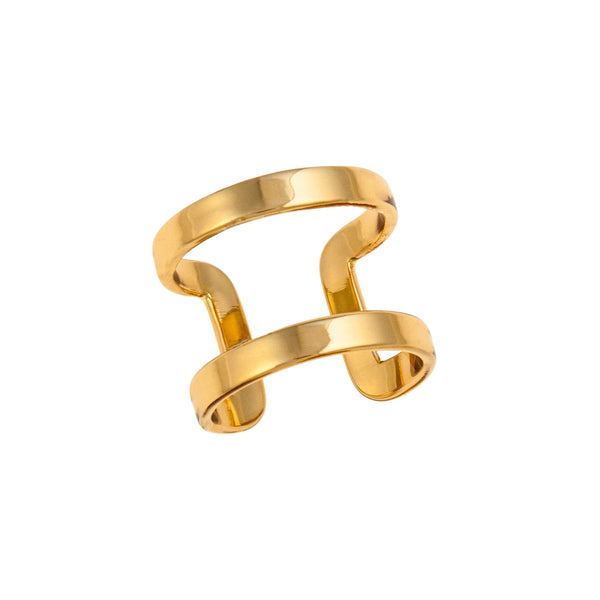Charles Albert Alchemia Endless Mid-Finger Adjustable Cuff Ring Alchemia Rings