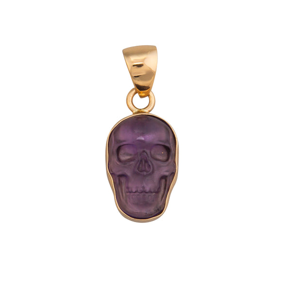 charles albert Alchemia Extra Small Amethyst Skull Pendants Alchemia Pendants