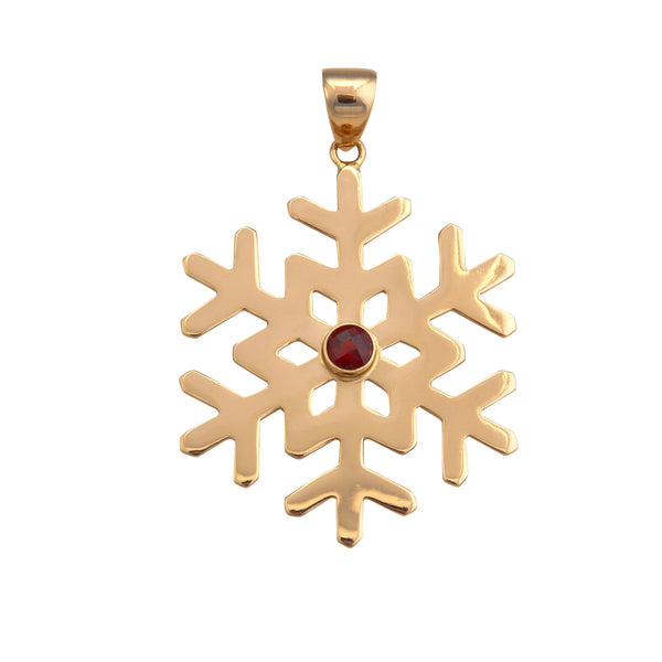 charles albert Alchemia Garnet Snowflake Pendant Alchemia Pendants