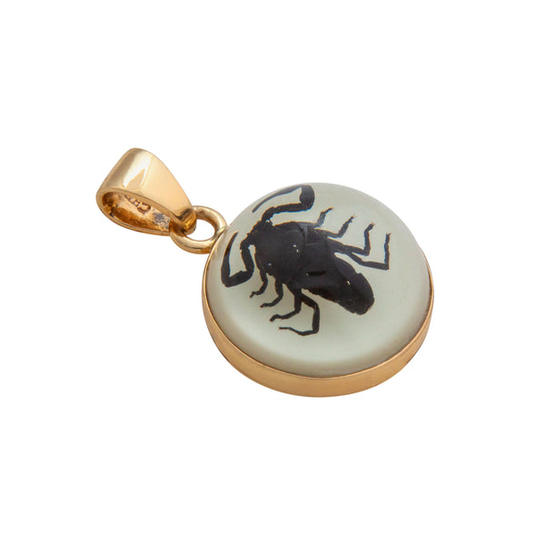 Charles Albert Alchemia Glow In The Dark Scorpion Pendant Alchemia Pendants