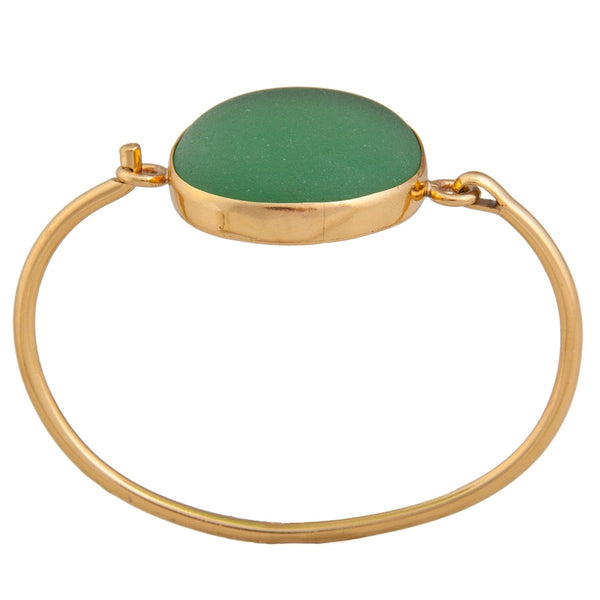 Charles Albert Alchemia Green Recycled Glass Bangle 45% Off - Discontinued Items