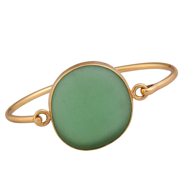 charles albert Alchemia Green Recycled Glass Bangle 45% Off - Discontinued Items