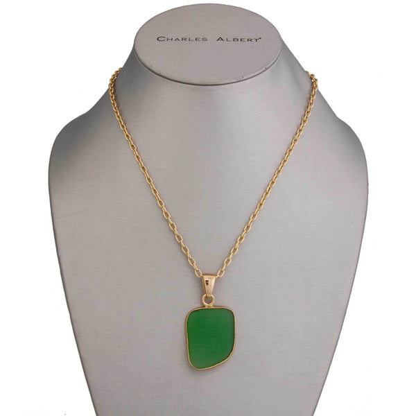 Charles Albert Alchemia Green Recycled Glass Pendant Alchemia Pendants