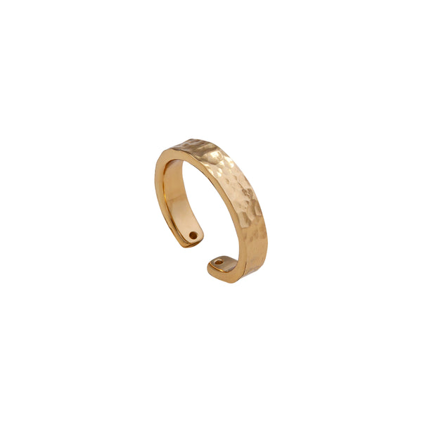 Charles Albert Alchemia Hammered Adjustable Cuff Ring Alchemia Rings