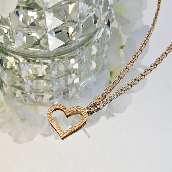 Charles Albert Alchemia Hammered Heart Charm Pendant Alchemia Pendants