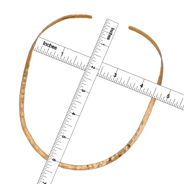 Charles Albert Alchemia Hammered Open Oval Neckwire Alchemia Chains + Neckwires