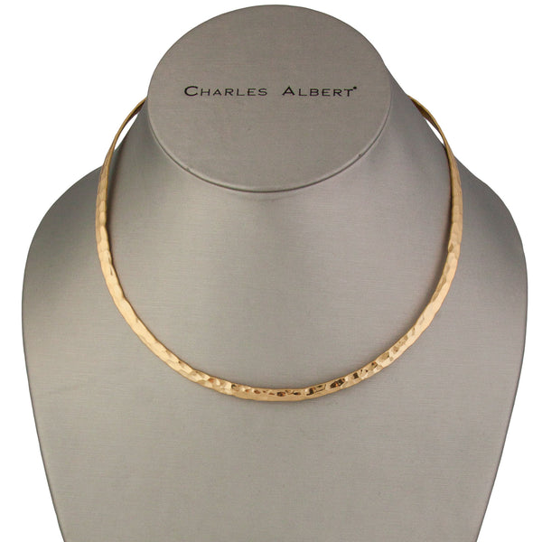 Charles Albert Alchemia Hammered Round Neckwire Alchemia Chains + Neckwires