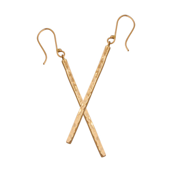 charles albert Alchemia Hammered Stick Drop Earrings Alchemia Earrings