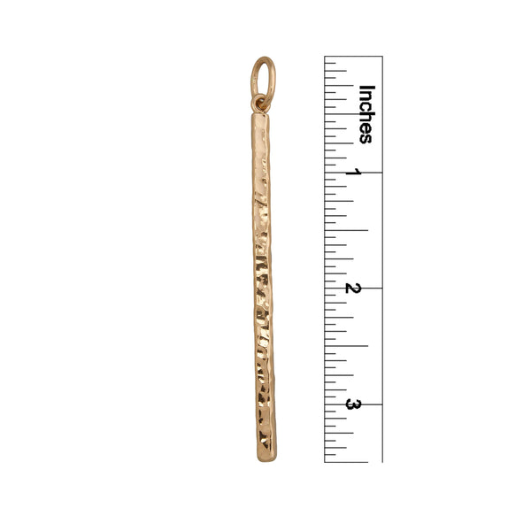 Charles Albert Alchemia Hammered Stick Pendant Alchemia Pendants