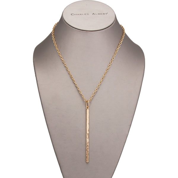 Charles Albert Alchemia Hammered Stick Pendant Alchemia Pendants