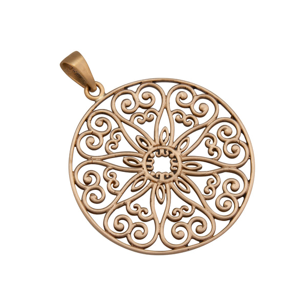 Charles Albert Alchemia Heart Scroll Filigree Matte Pendant 45% Off - Discontinued Items