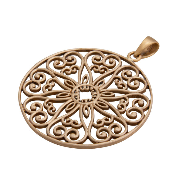 Charles Albert Alchemia Heart Scroll Filigree Matte Pendant 45% Off - Discontinued Items