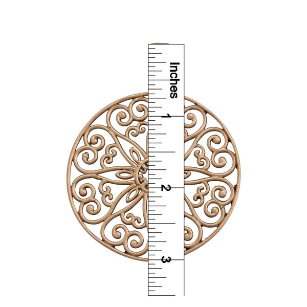 Charles Albert Alchemia Heart Scroll Filigree Matte Pendant 45% Off - Discontinued Items