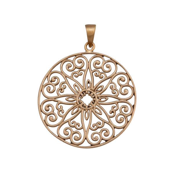charles albert Alchemia Heart Scroll Filigree Matte Pendant 45% Off - Discontinued Items