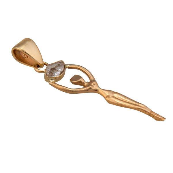 Charles Albert Alchemia Herkimer Diamond Goddess Pendant Alchemia Pendants