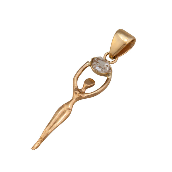 Charles Albert Alchemia Herkimer Diamond Goddess Pendant Alchemia Pendants