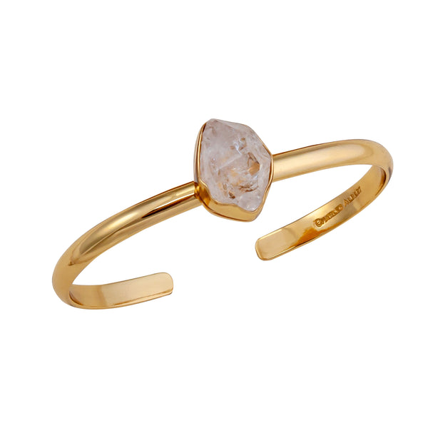 Charles Albert Alchemia Herkimer Diamond Mini Cuff Alchemia Bracelets + Cuffs