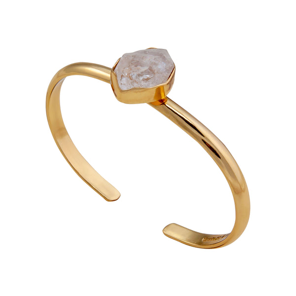 Charles Albert Alchemia Herkimer Diamond Mini Cuff Alchemia Bracelets + Cuffs