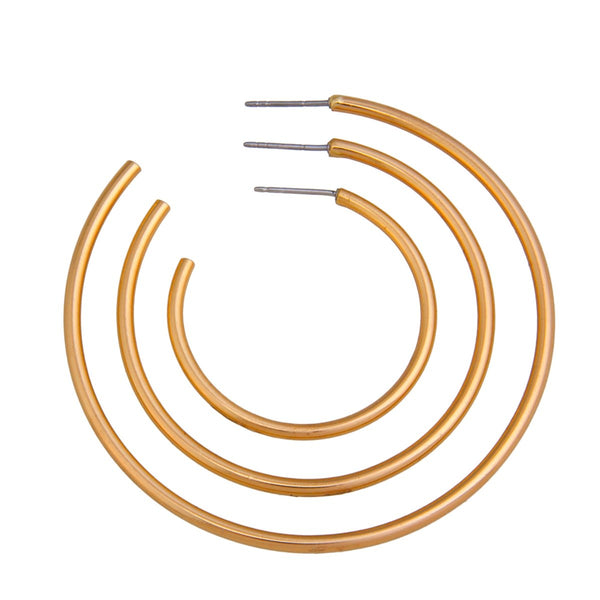 charles albert Alchemia High Polish Hoop Earrings Alchemia Earrings