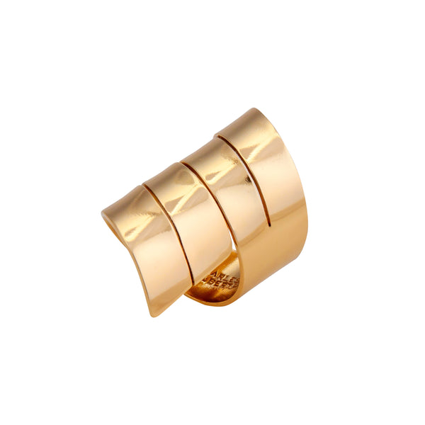 Charles Albert Alchemia High Polished Multi Band Adjustable Ring Alchemia Rings