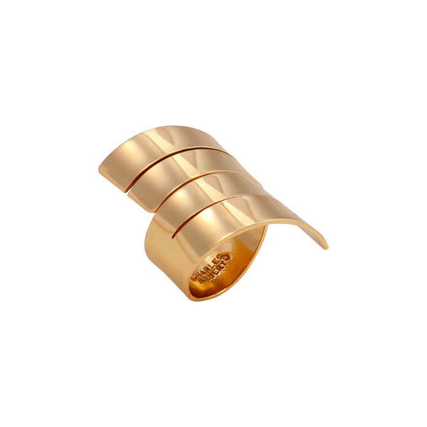 charles albert Alchemia High Polished Multi Band Adjustable Ring Alchemia Rings