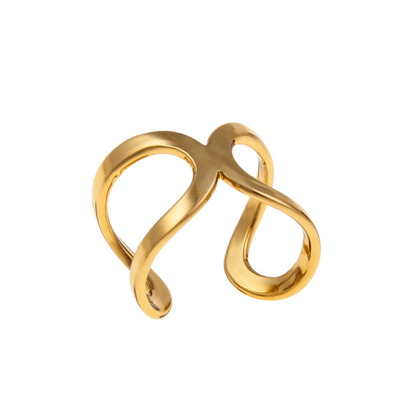 charles albert Alchemia Infinity Mid-Finger Adjustable Cuff Ring Alchemia Rings