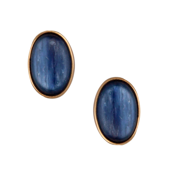 charles albert Alchemia Kyanite Oval Post Earrings Alchemia Earrings