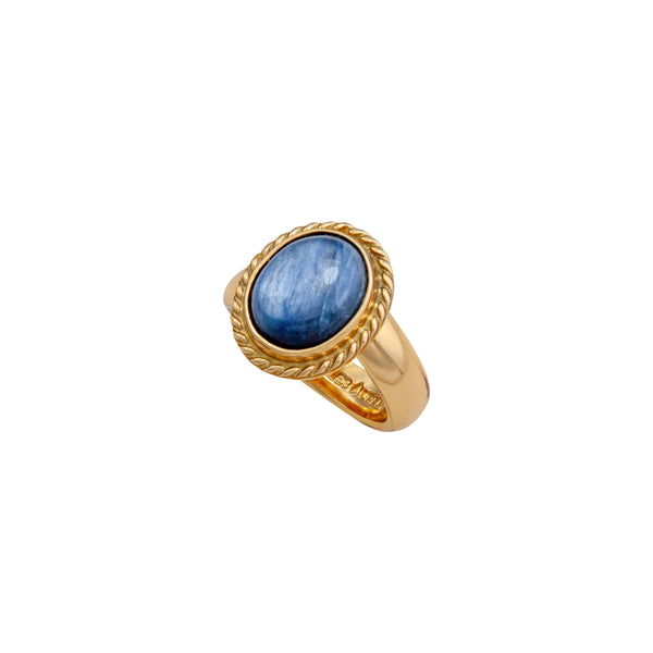 Charles Albert Alchemia Kyanite Oval Rope Adjustable Ring Alchemia Rings