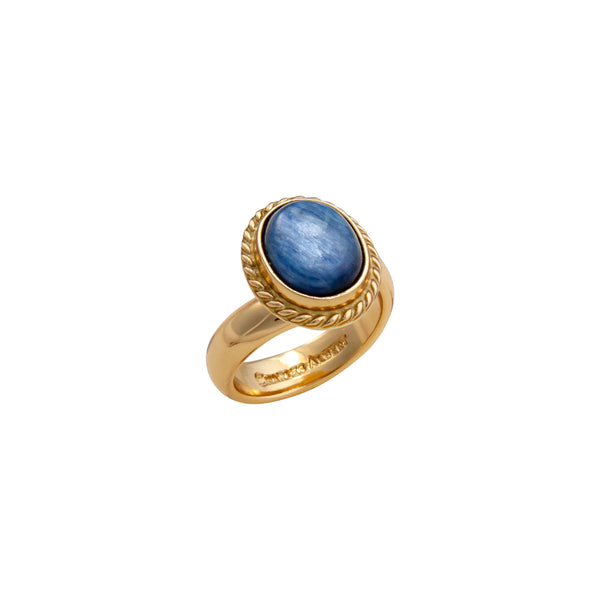 charles albert Alchemia Kyanite Oval Rope Adjustable Ring Alchemia Rings