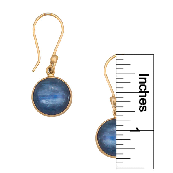 Charles Albert Alchemia Kyanite Round Drop Earrings Alchemia Earrings