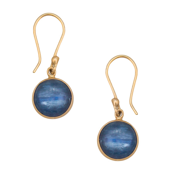 charles albert Alchemia Kyanite Round Drop Earrings Alchemia Earrings