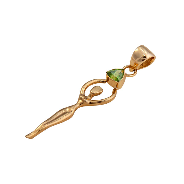 Charles Albert Alchemia Lab Created Peridot Goddess Pendant Alchemia Pendants